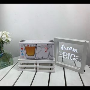 Luigi Bormioli  Duos Coffee Mug set of 2.